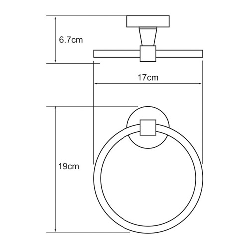 Полотенцедержатель WasserKRAFT ISEN K-4060  