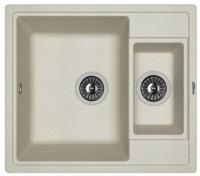 Мойка кухонная керамогранитная Florentina ЛИПСИ 580K 20.210.D0580.305 58*51 см. грей