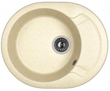 Мойка кухонная из литьевого мрамора Dr. Gans БЕРТА 580 25.040.B0580.403 58*47 см. латте