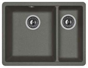 Мойка кухонная керамогранитная Florentina ВЕГА 335/160 22.325.D0510.102 55*42 см. черный