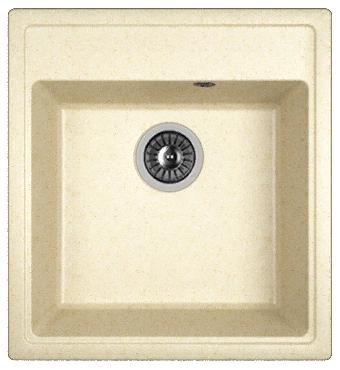 Мойка кухонная из литьевого мрамора Dr. Gans НИКА 470 25.070.B0470.403 47*51 см. латте