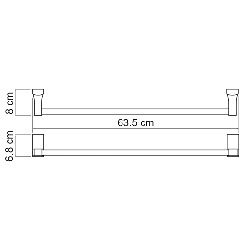 Полотенцедержатель WasserKRAFT EXTER K-5230  