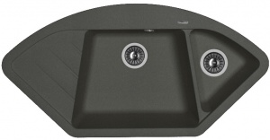 Мойка кухонная керамогранитная Florentina ВЕСТА 20.285.E1005.102 100,6*51 см. черный