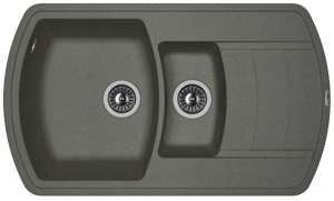 Мойка кухонная керамогранитная Florentina НИРЕ 760 20.205.D0860.102 86*51 см. черный