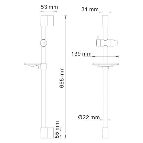 Гарнитур душевой WasserKRAFT  A063  