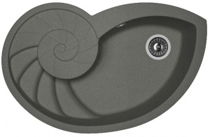 Мойка кухонная керамогранитная Florentina НАУТИЛУС 20.295.С0780.102 82*52 см. черный