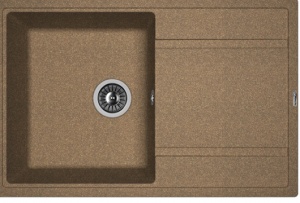 Мойка кухонная керамогранитная Florentina ЛИПСИ 780 20.270.C0780.105 78*51 см. коричневый