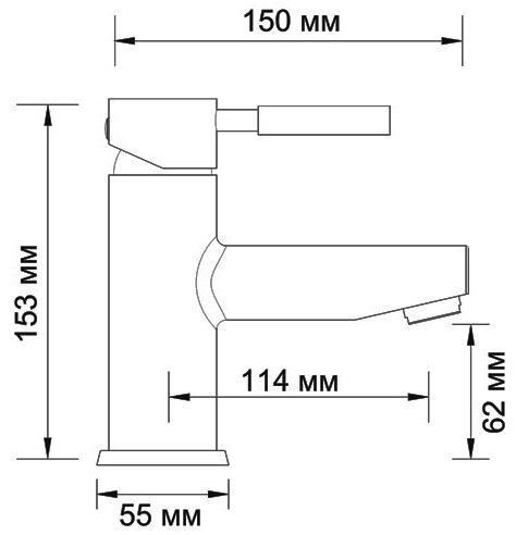 Смеситель WasserKRAFT MAIN 4103 для раковины 