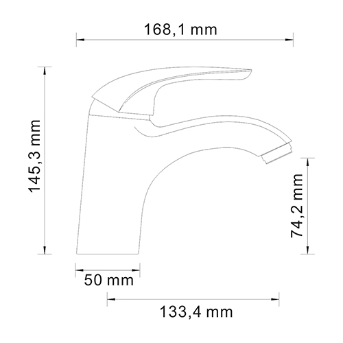 Смеситель WasserKRAFT ROSSEL 2803 для раковины 