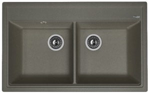 Мойка кухонная керамогранитная Florentina ЛИПСИ 820 20.370.E0820.102 82*51 см. черный