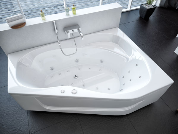 Ванна акриловая Aquatek МЕДЕЯ  170x95 см. правая 