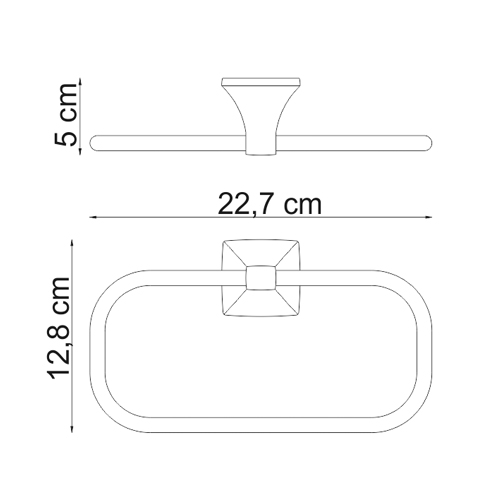 Полотенцедержатель WasserKRAFT WERN K-2560  