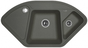 Мойка кухонная керамогранитная Florentina КАПРИ 20.185.J1060.102 100,6*57,5 см. черный
