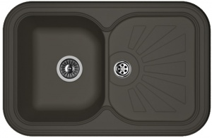 Мойка кухонная керамогранитная Florentina КРИТ 780 20.170.D0780.302 78*51 см. антрацит