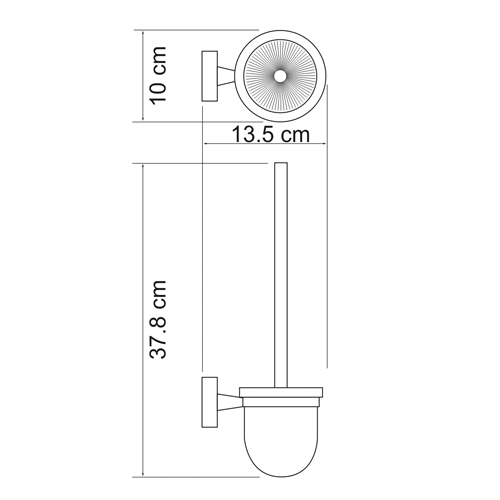 Ёрш навесной WasserKRAFT ISEN K-4027  