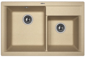 Мойка кухонная керамогранитная Florentina КАССИ 780 20.230.E0780.104 78*51 см. бежевый