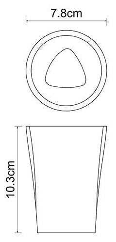 Стакан настольный WasserKRAFT OHRE K-37728  