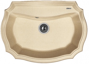 Мойка кухонная керамогранитная Florentina ЭМИЛИЯ 770 20.360.E770.107 77*55 см. песочный