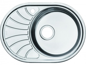 Мойка кухонная из нержавеющей стали IDDIS SUNO SUN65SRi77 65*46 см. 