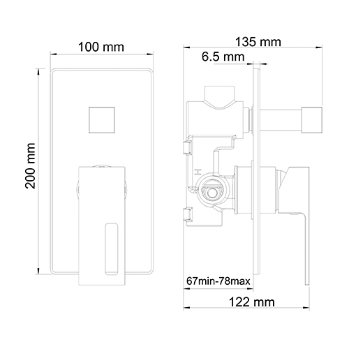 Смеситель WasserKRAFT ALME 1551  