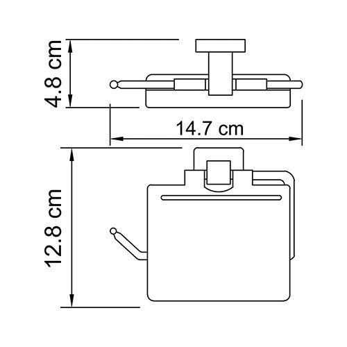 Держатель туалетной бумаги WasserKRAFT LIPPE K-6525  