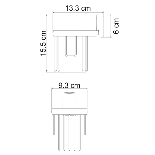 Держатель освежителя воздуха WasserKRAFT EXTER K-5245  