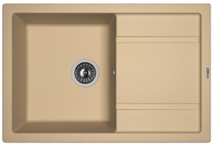 Мойка кухонная керамогранитная Florentina ЛИПСИ 760 20.160.D0760.306 76*51 см. капучино