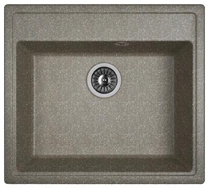 Мойка кухонная из литьевого мрамора Dr. Gans НИКА 570 25.070.D0570.407 57*51 см. черный