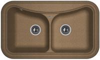 Мойка кухонная керамогранитная Florentina КРИТ 860 20.115.E0860.105 86*51 см. коричневый