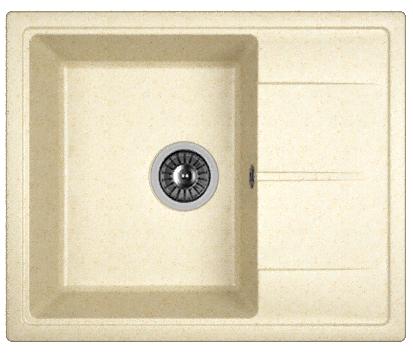 Мойка кухонная из литьевого мрамора Dr. Gans НИКА 580 25.070.B0580.403 58*47 см. латте