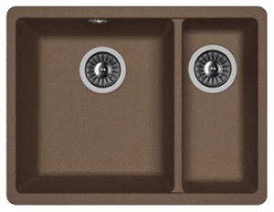 Мойка кухонная керамогранитная Florentina ВЕГА 335/160 22.325.D0510.303 55*42 см. мокко