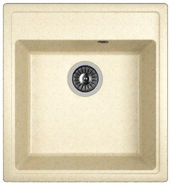 Мойка кухонная из литьевого мрамора Dr. Gans НИКА 470 25.070.B0470.403 47*51 см. латте