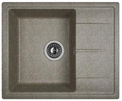 Мойка кухонная из литьевого мрамора Dr. Gans НИКА 580 25.070.B0580.407 58*47 см. черный