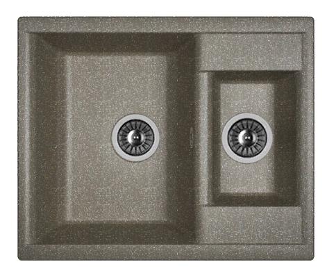 Мойка кухонная из литьевого мрамора Dr. Gans АСТРА 620 К 25.065.D0620.407 62*51 см. черный