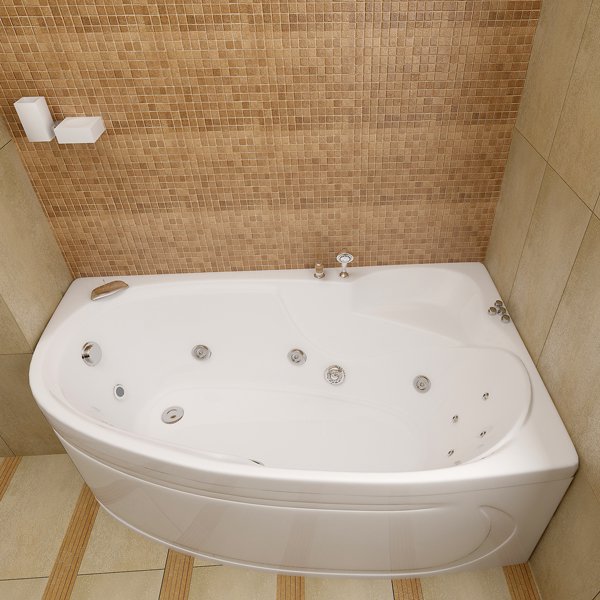 Ванна акриловая Triton ИЗАБЕЛЬ  170x100 см. левая 