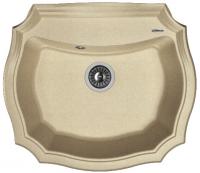 Мойка кухонная керамогранитная Florentina ЭМИЛИЯ 640 20.355.D0640.107 64*55 см. песочный