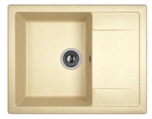 Мойка кухонная из литьевого мрамора Dr. Gans ТЕХНО 650 25.030.C0650.402 65*51 см. дюна