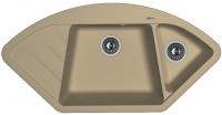 Мойка кухонная керамогранитная Florentina ВЕСТА 20.285.E1005.306 100,6*51 см. капучино