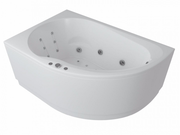 Ванна акриловая Aquatek ВИРГО  150x100 см. левая 