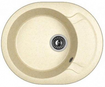 Мойка кухонная из литьевого мрамора Dr. Gans БЕРТА 580 25.040.B0580.403 58*47 см. латте