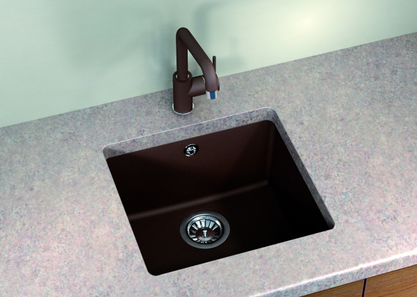 Мойка кухонная керамогранитная Florentina ВЕГА 400 22.315.C0400.303 44*42 см. мокко