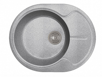 Мойка кухонная из литьевого мрамора Dr. Gans БЕРТА 620 25.040.B0620.409  62*49 см. базальт