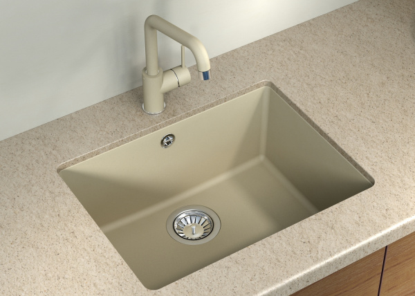 Мойка кухонная керамогранитная Florentina ВЕГА 500 22.320.D0500.306 54*42 см. капучино