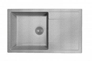 Мойка кухонная из литьевого мрамора Dr. Gans ТЕХНО 860 25.030.D0860.409 86*51 см. базальт