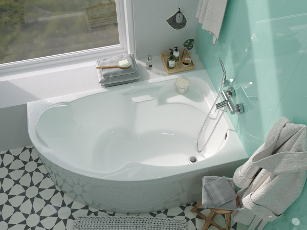 Ванна акриловая 1Marka DIANA 01ди1590п 150x90 см. правая 