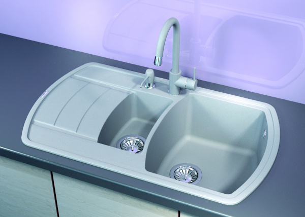 Мойка кухонная керамогранитная Florentina НИРЕ 760 20.205.D0860.107 86*51 см. песочный