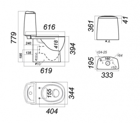 Унитаз-компакт Sanita luxe BEST BSTSLCC06100522  