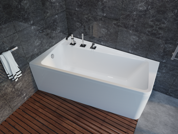 Ванна акриловая 1Marka DIRECT 01дир1710л 170x100 см. левая 