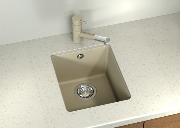 Мойка кухонная керамогранитная Florentina ВЕГА 300 22.305.A0300.107 34*42 см. песочный