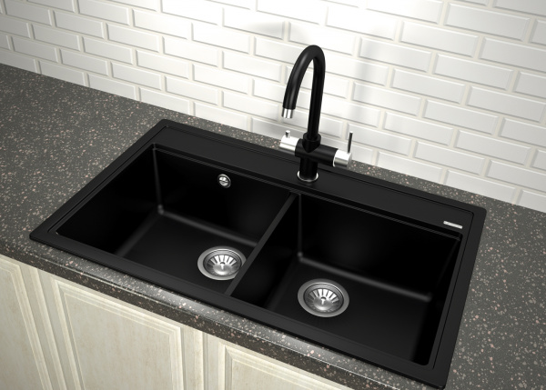 Мойка кухонная керамогранитная Florentina ЛИПСИ 820 20.370.E0820.202 82*51 см. шампань